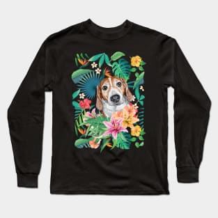 Tropical Estonian Hound Long Sleeve T-Shirt